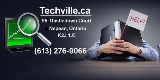 Techville CA Ottawa – trusted computer repair, IT support, and network management service